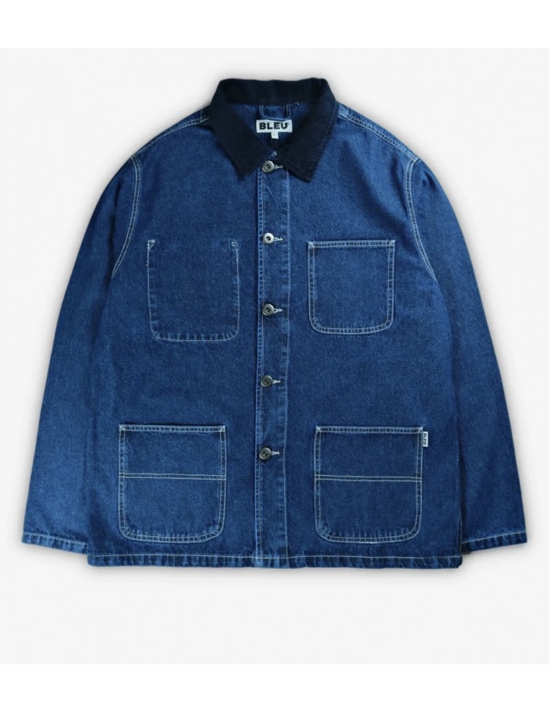 DENIM JACKET CORD COLLAR 120,00 € - Maison Nomad - Tours
