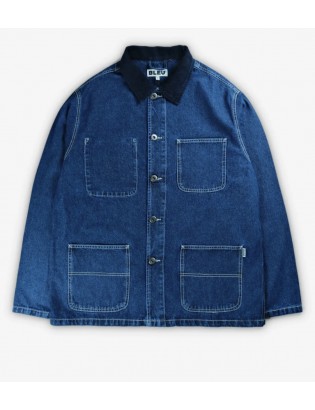 DENIM JACKET CORD COLLAR 120,00 € - Maison Nomad - Tours